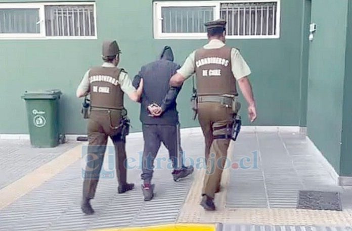 Este es el delincuente detenido, quien intentó robar en las dependencias del SAG.