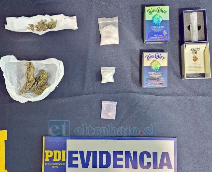 Esta es la droga incautada por la PDI.