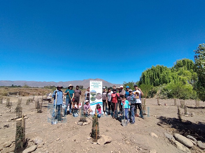 La Asamblea por el Medio Ambiente y el Patrimonio de Santa María continuará con el proyecto de restauración y conservación del Río Aconcagua en el sector Las Marías.