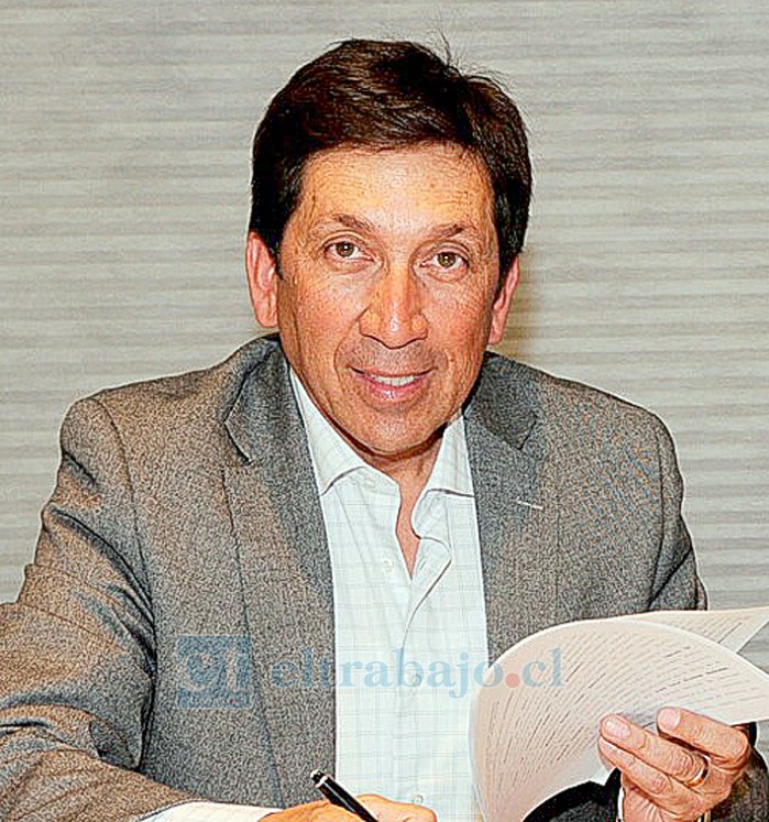 Miguel Vega, Director de la Junta de Vigilancia del Rio Putaendo (Foto de Archivo).