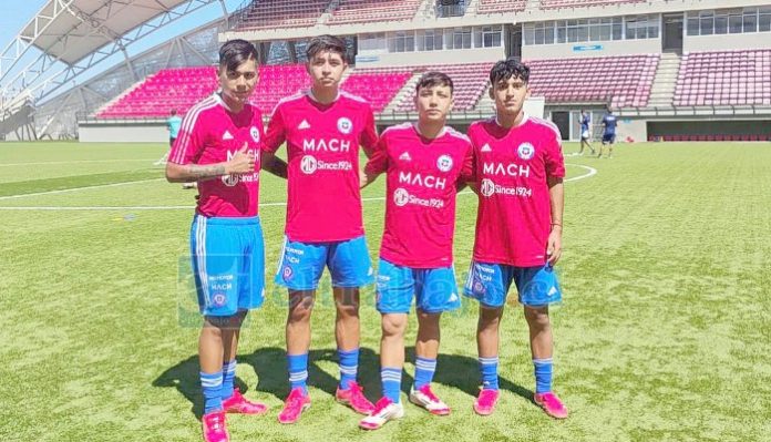 Cuatro cadetes de la Sub 16 de Unión San Felipe participan en el microciclo regional de la selección chilena.