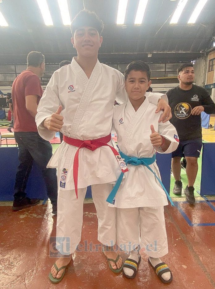 Los hermanos karatecas, Pablo y Amaro Castro Torres.