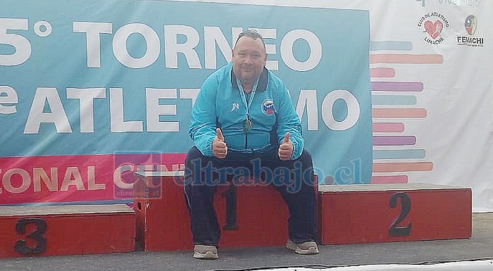 Jorge Ovalle ganó e hizo ‘el tri’ de medallas’ en el Zonal Centro realizado en Limache.