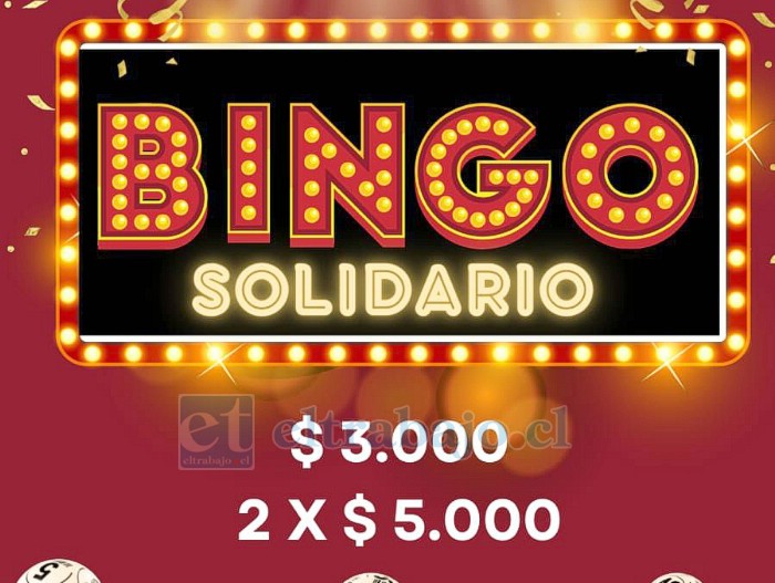 Este sábado 24 de mayo se desarrollará un bingo a beneficio de María Teresa Cerda.