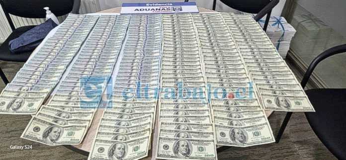 Más de 33 mil dólares fueron incautados.