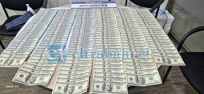 Más de 33 mil dólares fueron incautados.