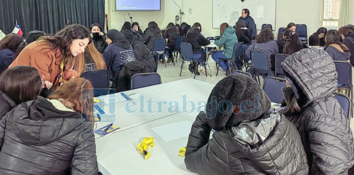 Por primera vez el taller se realizó en un establecimiento de San Felipe y de la Región de Valparaíso.