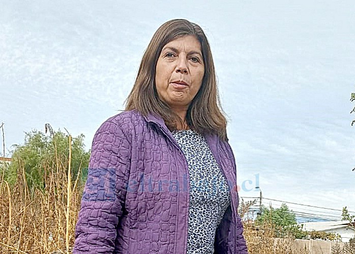 Erika Álvarez, presidenta de la Junta de vecinos Villa El Señorial.