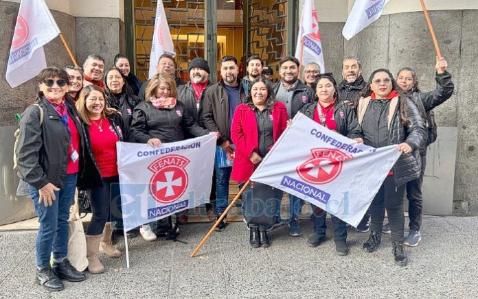 Integrantes de la Confederación Fenats Nacional.