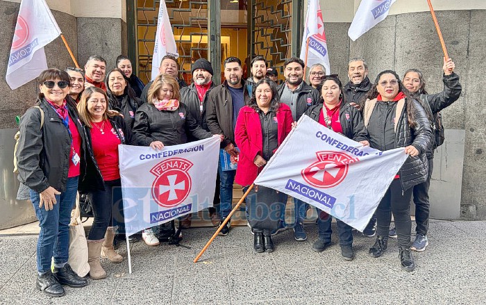 Integrantes de la Confederación Fenats Nacional.