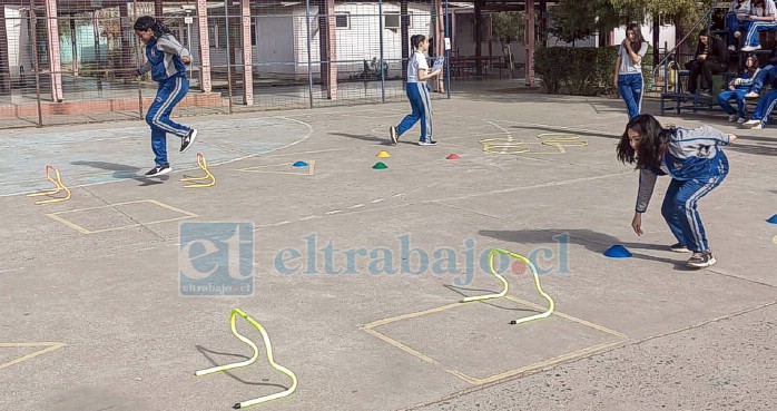 Este miércoles 4 de junio, el Liceo Corina Urbina de San Felipe vivió una jornada deportiva organizada junto al IND.