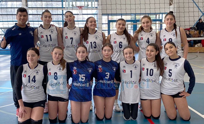 Equipo U14 A1 en la segunda fecha de LINAME 2025 en Temuco el pasado fin de semana.