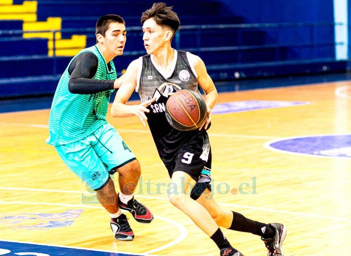 Benjamín Alegría Leiva es un destacado jugador del club San Felipe Basket.