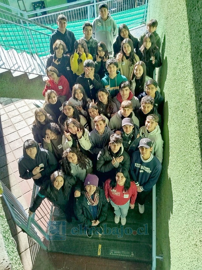 A la jornada asistieron 30 estudiantes de distintas localidades del Valle de Aconcagua.