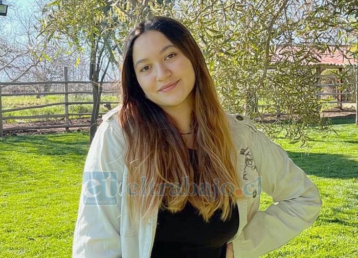 La estudiante Catalina Varela.