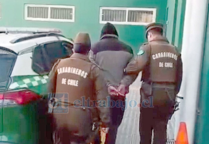 Detenido por violación y femicidio frustrado.