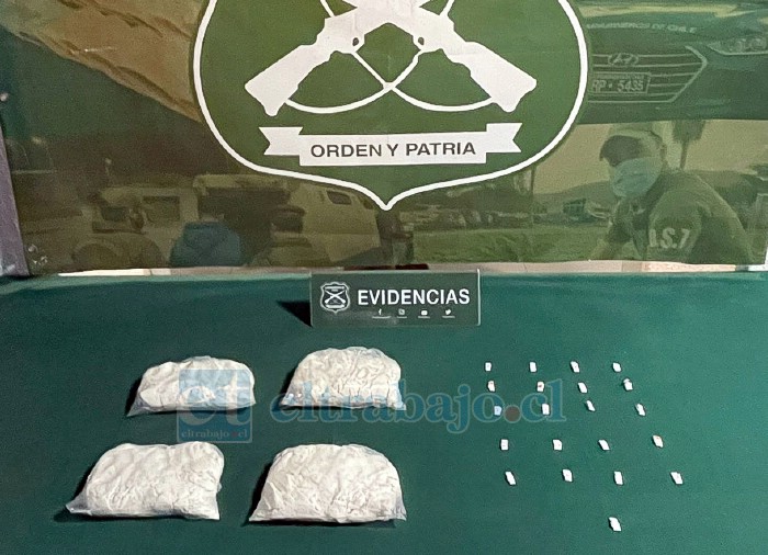 Tres detenidos tras control vehicular en Panquehue