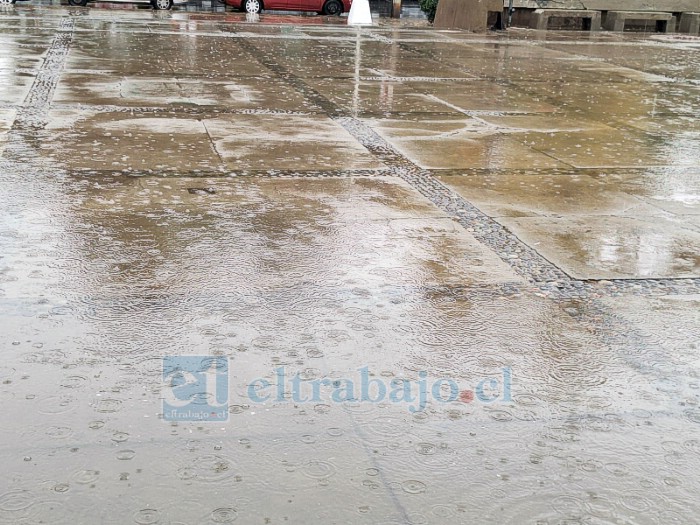 Más de 30 milímetros en promedio ha precipitado en Aconcagua.