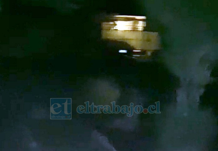 Así de oscuro están los sectores de Villa Cordillera. (Captura de pantalla de vídeo).