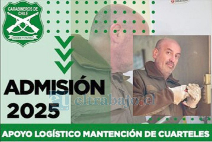 También hay vacantes disponibles para mantención de cuarteles.