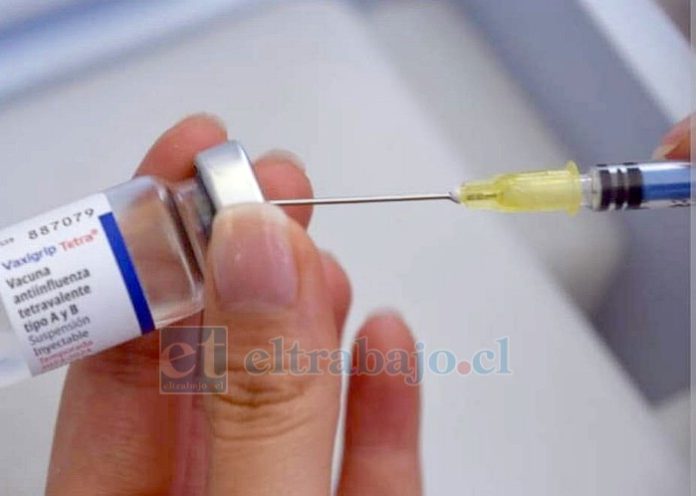 Aconcagua tiene un 76% de cobertura de vacunación contra la Influenza (Imagen referencial).