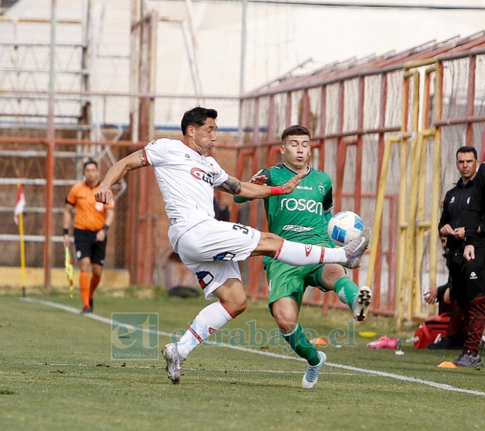 Un estreno goleador tuvo el ariete Diego Cuellar al marcar el gol del triunfo (Foto: Jaime Gómez Corrales).