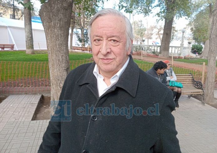 Sergio Jara Catalán, militante DC de San Felipe y exdiputado por el antiguo Distrito 11.
