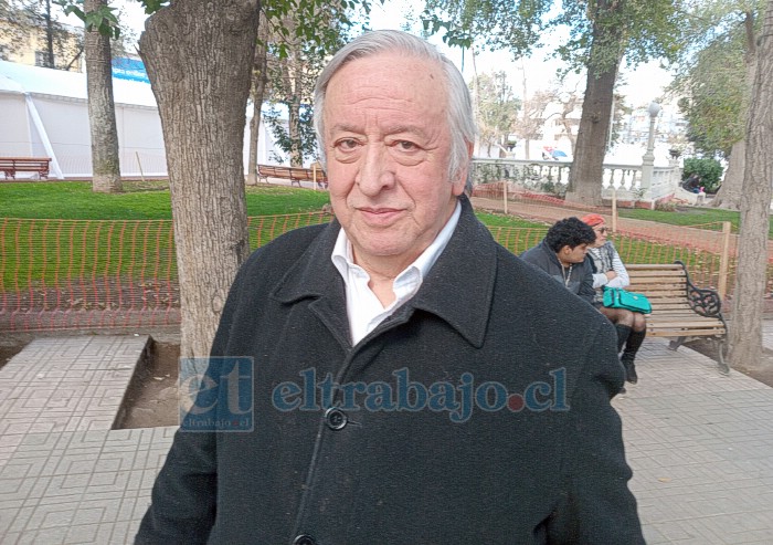 Sergio Jara Catalán, militante DC de San Felipe y exdiputado por el antiguo Distrito 11.
