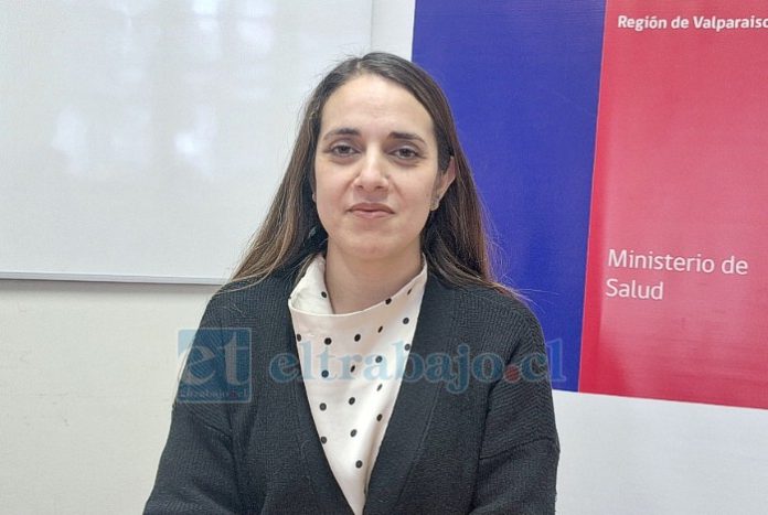 Valeria Cádiz, referente red de urgencia e epidemiología del Servicio de Salud Aconcagua.