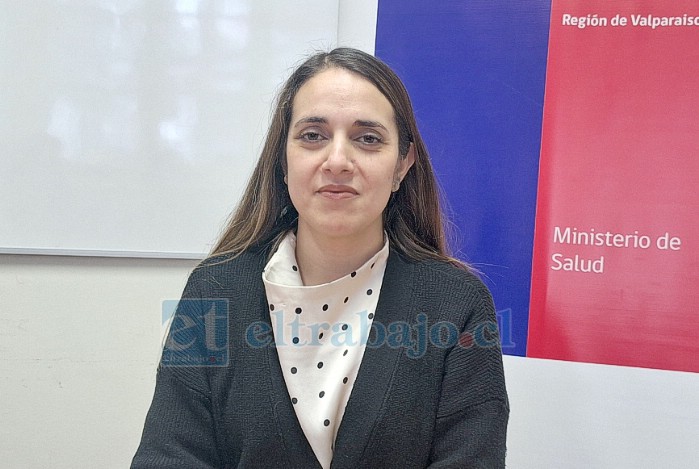 Valeria Cádiz, referente red de urgencia e epidemiología del Servicio de Salud Aconcagua.
