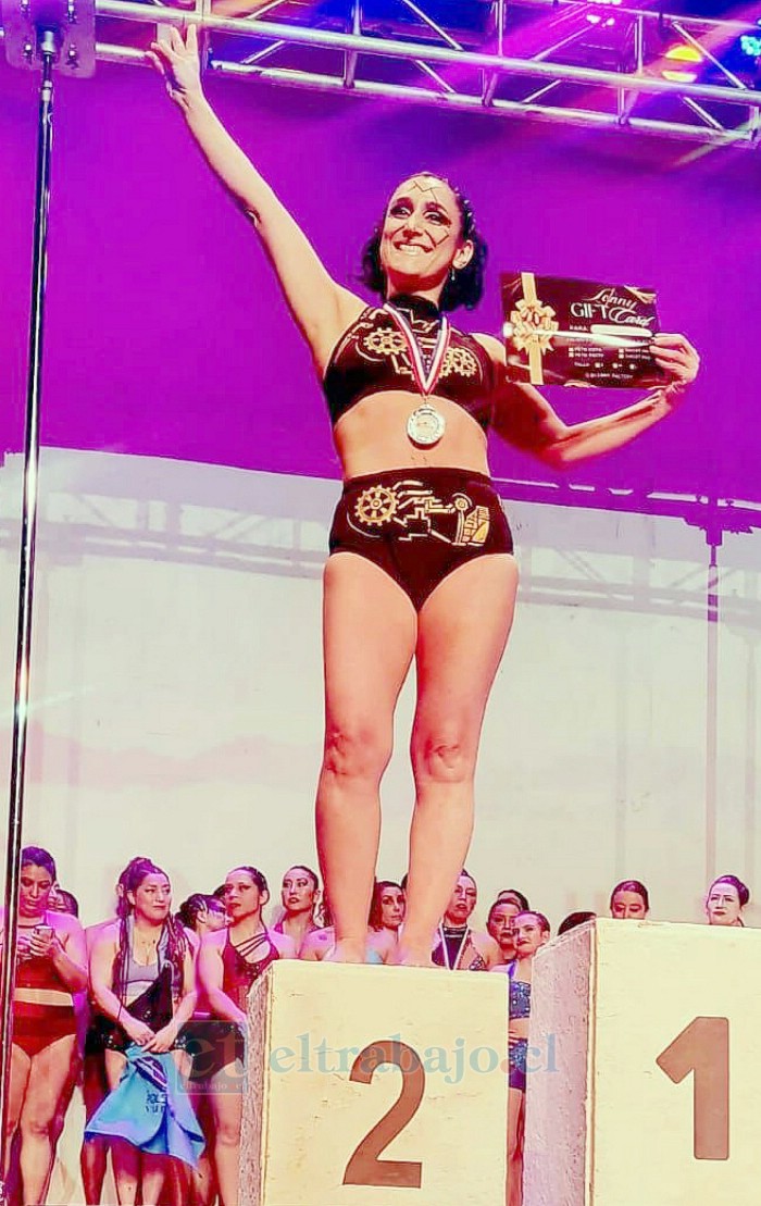 Melissa Reyes, segundo lugar en categoría Amateur 1 Máster 40.