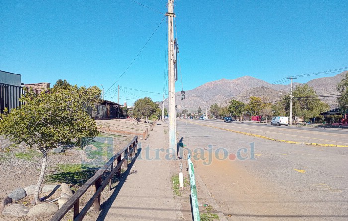En este lugar los tres malvivientes asaltaron al estudiante, robándole su mochila y celular.