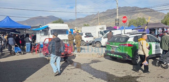 Nuevo operativo de fiscalización en la feria de Diego de Almagro. A