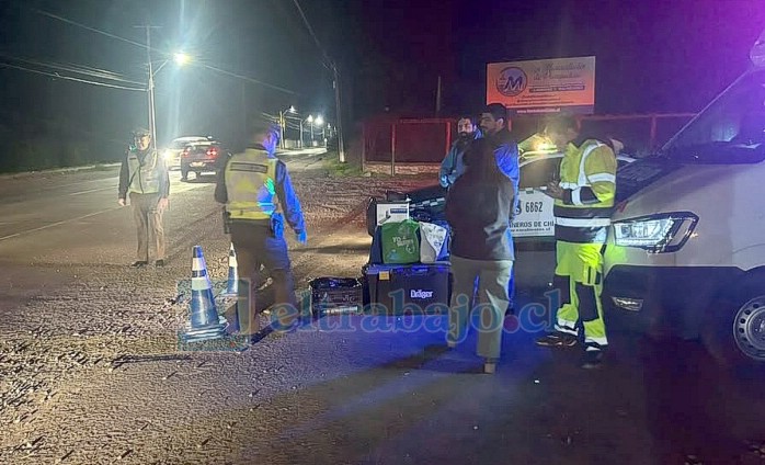 Un detenido en operativo ‘Tolerancia 0’ en Panquehue.
