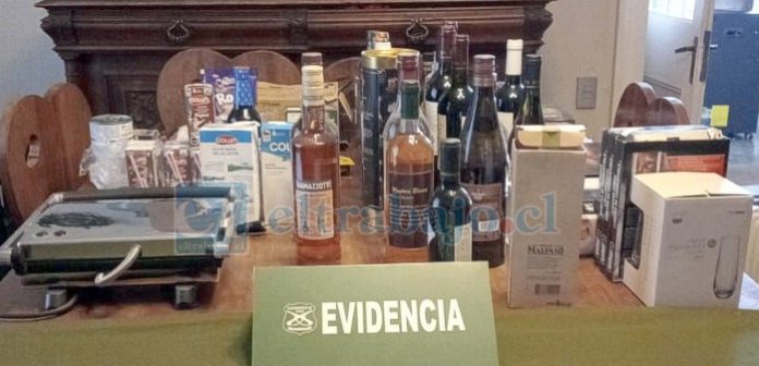 Estas son las especies recuperadas en el robo en lugar habitado.
