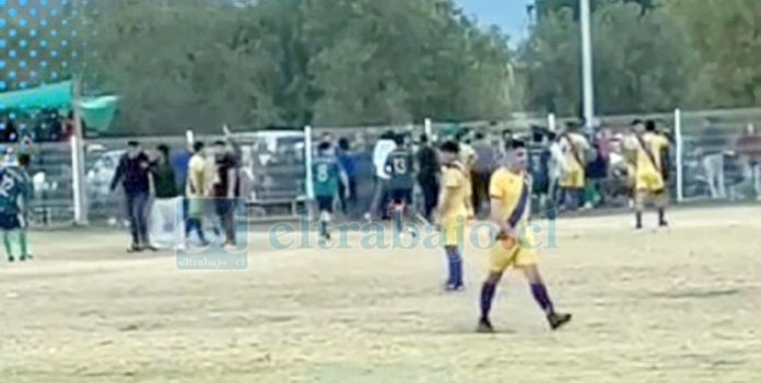Los incidentes se produjeron en medio de un encuentro entre Ulises Vera y Unión Delicias.