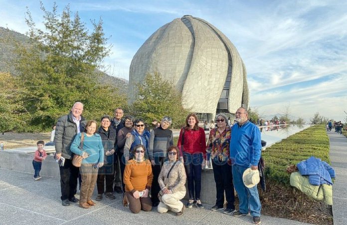 Club adulto mayor ‘Los Jubilosos’ de Santa María en el Templo Bahá’í.
