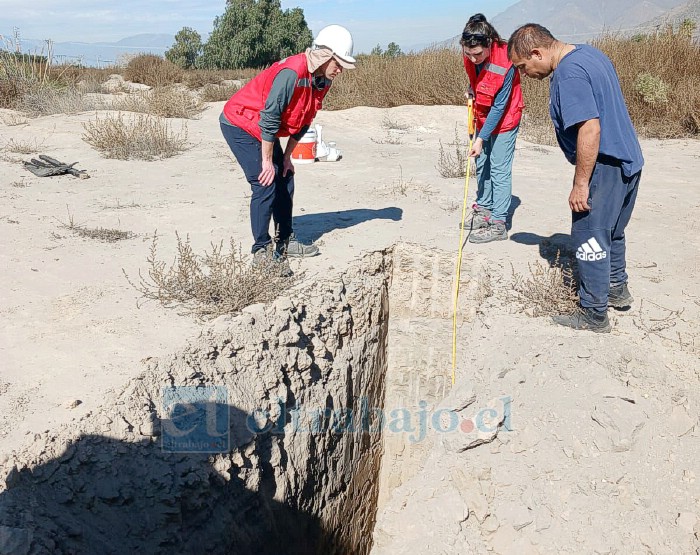 Comienzan los trabajos de muestreo de suelo en el relave Encón.