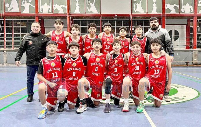 El equipo U 13 de San Felipe Basket es finalista de la Libcentro A.