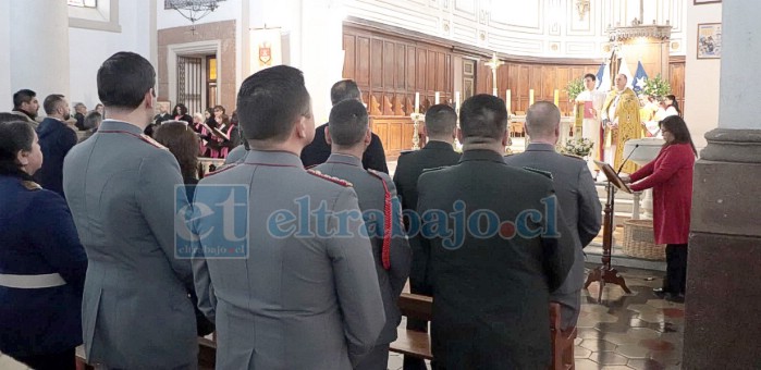 En la Iglesia Catedral se realizó el Tedeum de acción de gracias.