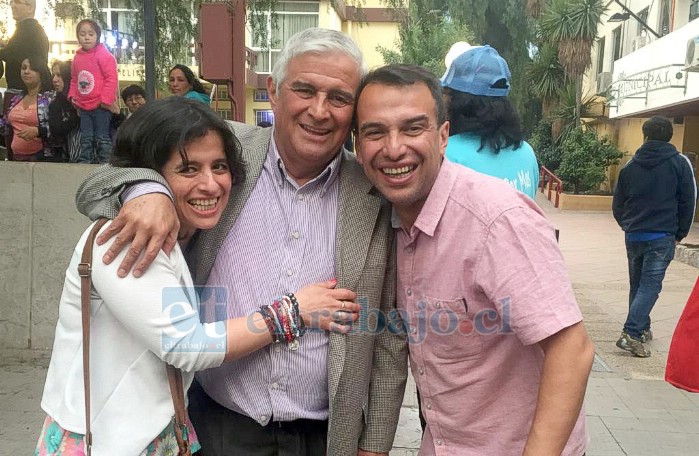 El querido y recordado profesor Dante Rodríguez (Q.E.P.D) junto a sus hijos.