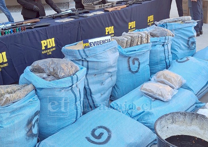 Esta es parte de la droga incautada en este procedimiento.