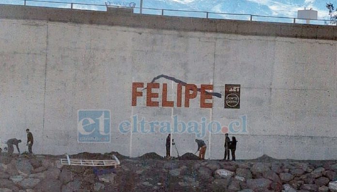 Delincuentes destruyeron la estructura que sujetaba el ‘San’.