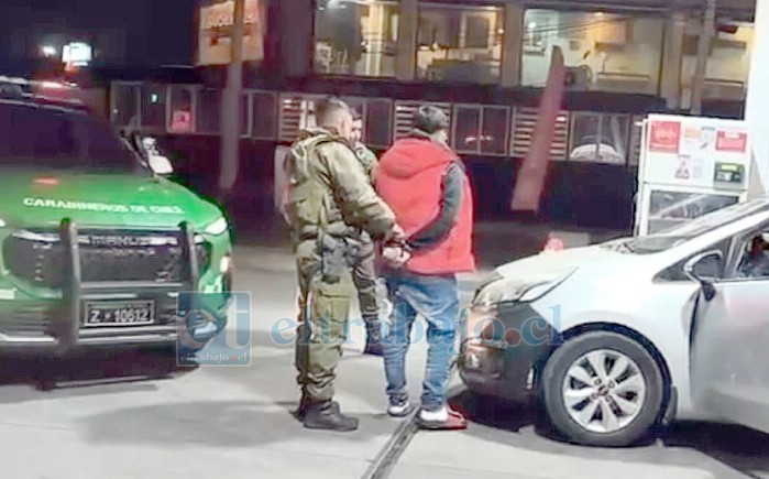 Uno de los detenidos que dejó esta ronda focalizada.