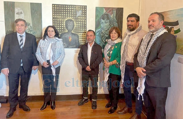 Embajadora de Palestina visita nuestra comuna para inaugurar exposición