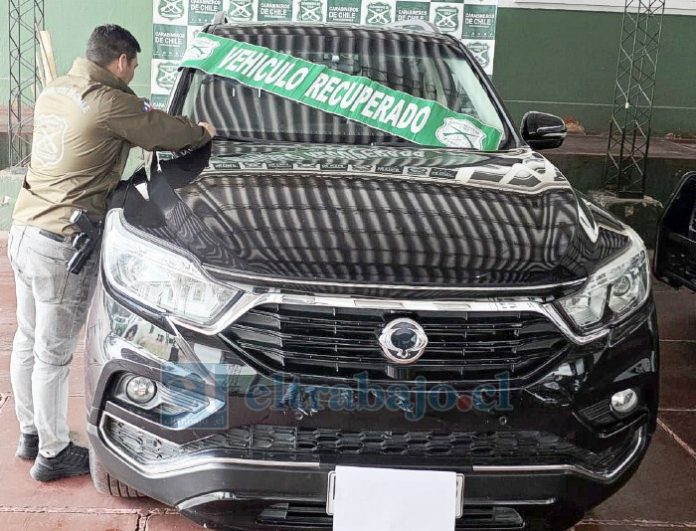 Carabineros recuperó el vehículo y detuvo a delincuente por estafa.
