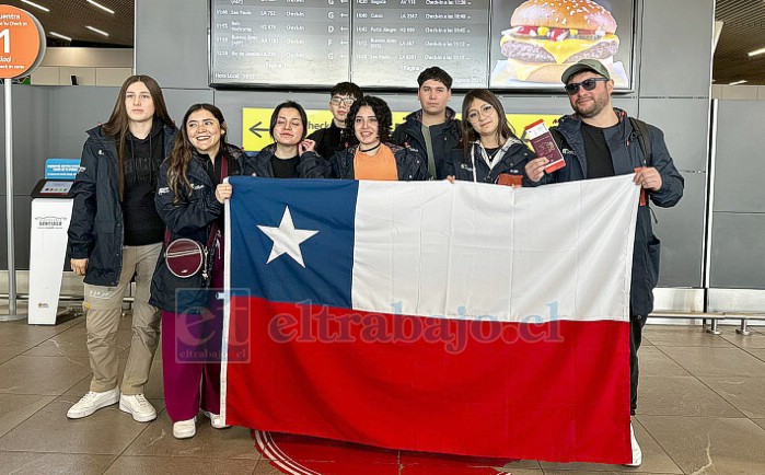 El equipo chileno en el cual está la estudiante de la ‘Escuela Industrial’.