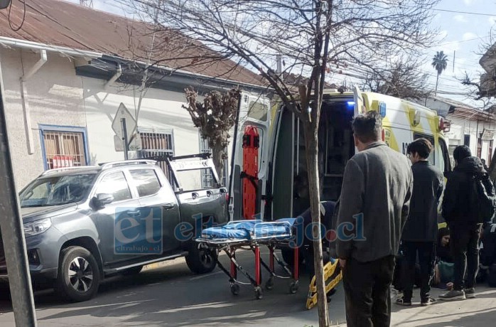 La ambulancia del SAMU llegó rápidamente al lugar. 