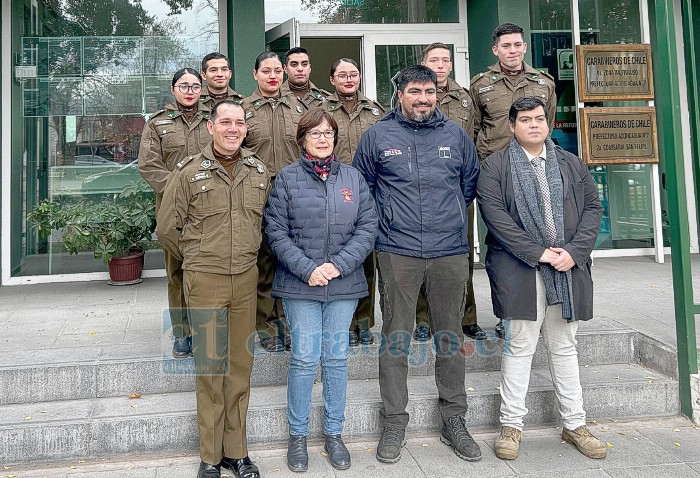 Nuevos carabineros comienzan a trabajar en San Felipe. 