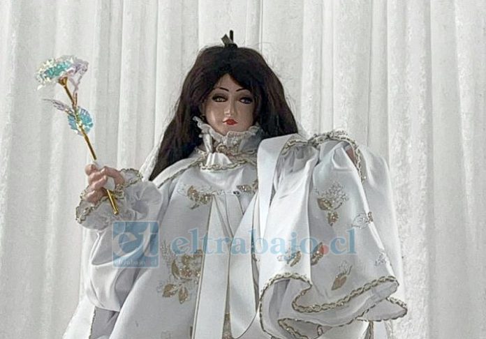 Así encontraron a la Virgen sin su Corona que igual fue encontrada.